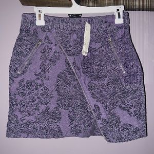 NWT - Urban Oufitters zipper wrap mini skirt